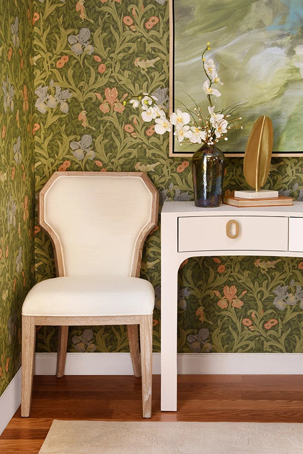 Sabrina Curved Front Console With Three Drawers