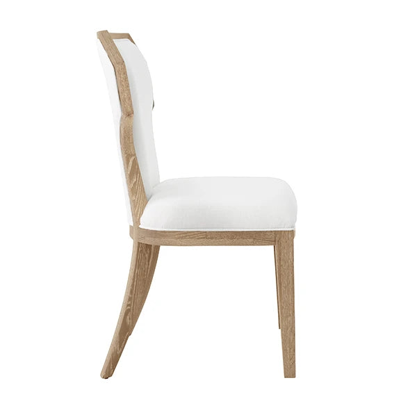 Tally Dining Chair With Curved Angle Back