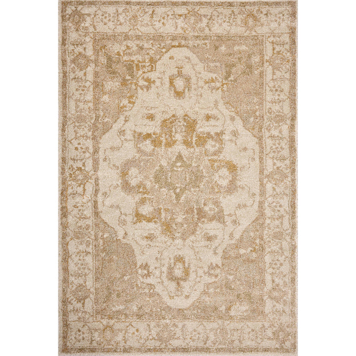 Loloi Tamryn Natural / Blush 18" x 18" Sample Rug