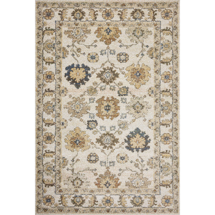 Loloi Tamryn Ivory / Multi 18" x 18" Sample Rug