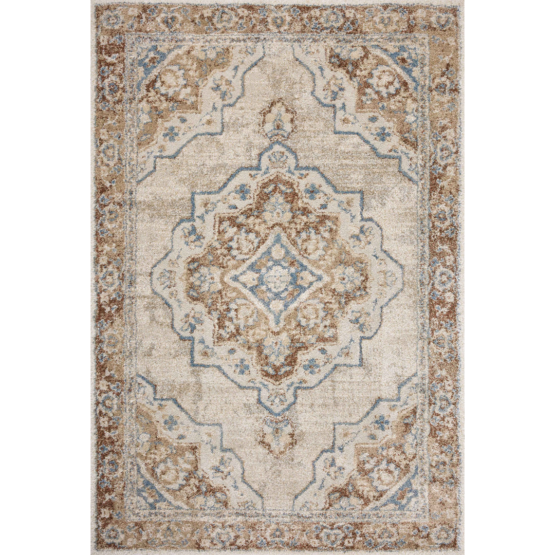 Loloi Tamryn Natural / Multi 3'-7" x 5'-7" Accent Rug