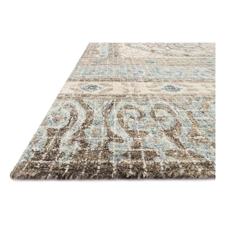 Loloi Tatum Stone / Blue 3'-6" x 5'-6" Accent Rug