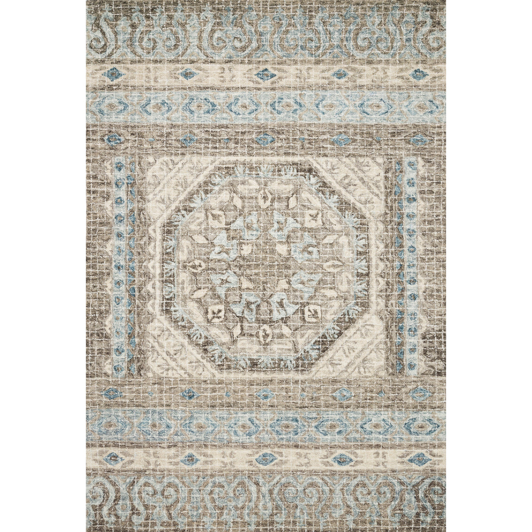 Loloi Tatum Stone / Blue 7'-9" x 9'-9" Area Rug