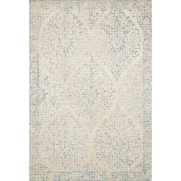 Loloi Tatum Natural / Sky 3'-6" x 5'-6" Accent Rug