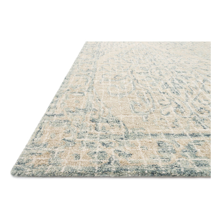 Loloi Tatum Natural / Sky 3'-6" x 5'-6" Accent Rug