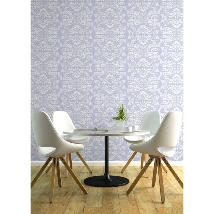 Foo You Looking At Wallpaper-Mitchell Black-MITCHB-WCJT2-CR-PM-10-Wall DecorPatterns Coral Reef-Premium Matte Paper-5-France and Son