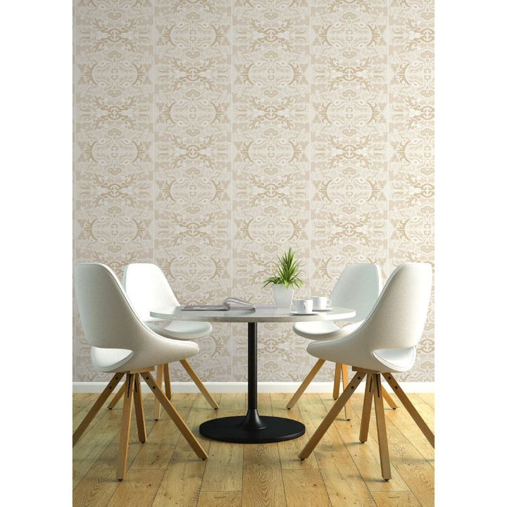 Foo You Looking At Wallpaper-Mitchell Black-MITCHB-WCJT2-CR-PM-10-Wall DecorPatterns Coral Reef-Premium Matte Paper-6-France and Son