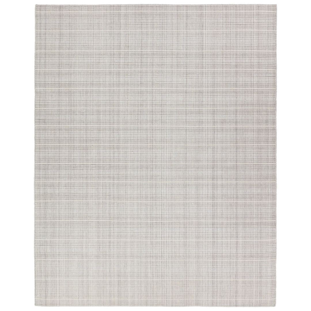 Barclay Butera by Jaipur Living Fairway Handmade Striped Silver/Cream Area Rug (8'X10')