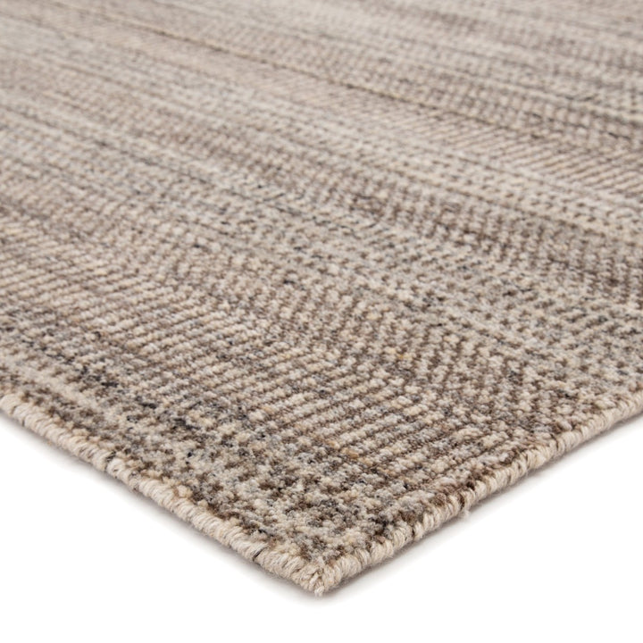 Jaipur Living Minuit Handmade Geometric Gray/ Tan Runner Rug (3'X12')