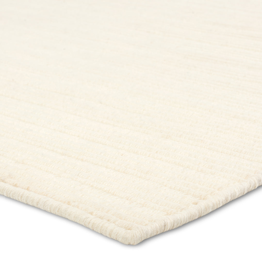 Jaipur Living Venue Handmade Solid Ivory Area Rug (6'X9' Rectangle)