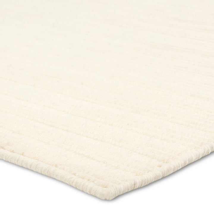 Jaipur Living Venue Handmade Solid Ivory Area Rug (10'X14' Rectangle)