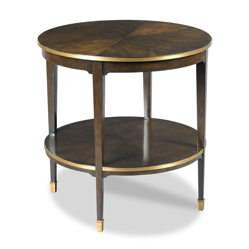 Emery Round Side Table-Woodbridge Furniture-WOODB-TF114-13-Side Tables-1-France and Son
