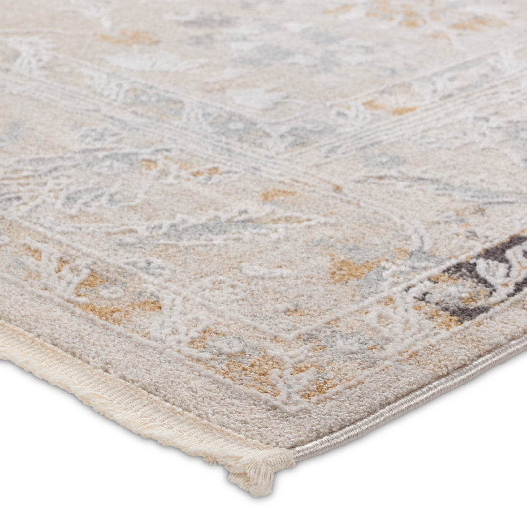 Jaipur Living Trifine Floral Gray/Cream Area Rug (6'7"X9'6")