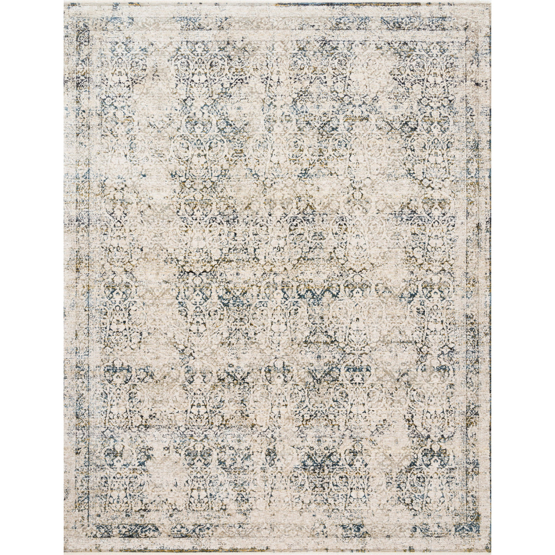 Loloi Theia Natural / Ocean 2'-10" x 10' Runner Rug