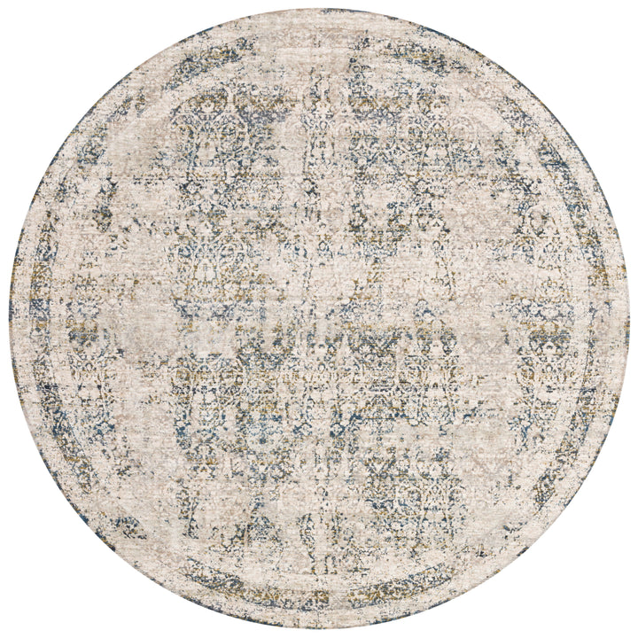 Loloi Theia Natural / Ocean 6'-7" x 9'-6" Area Rug