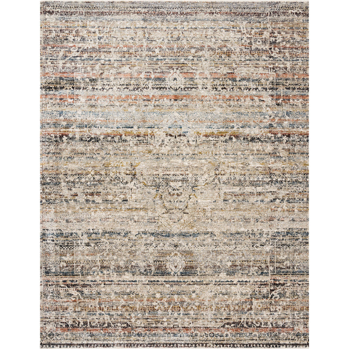 Loloi Theia Taupe / Multi 6'-7" x 9'-6" Area Rug