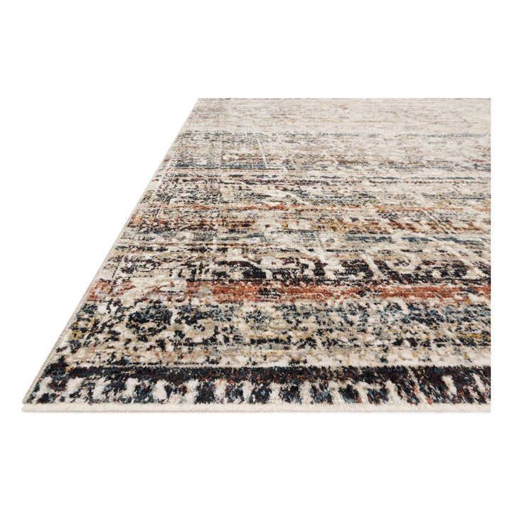 Loloi Theia Taupe / Multi 18" x 18" Sample Rug