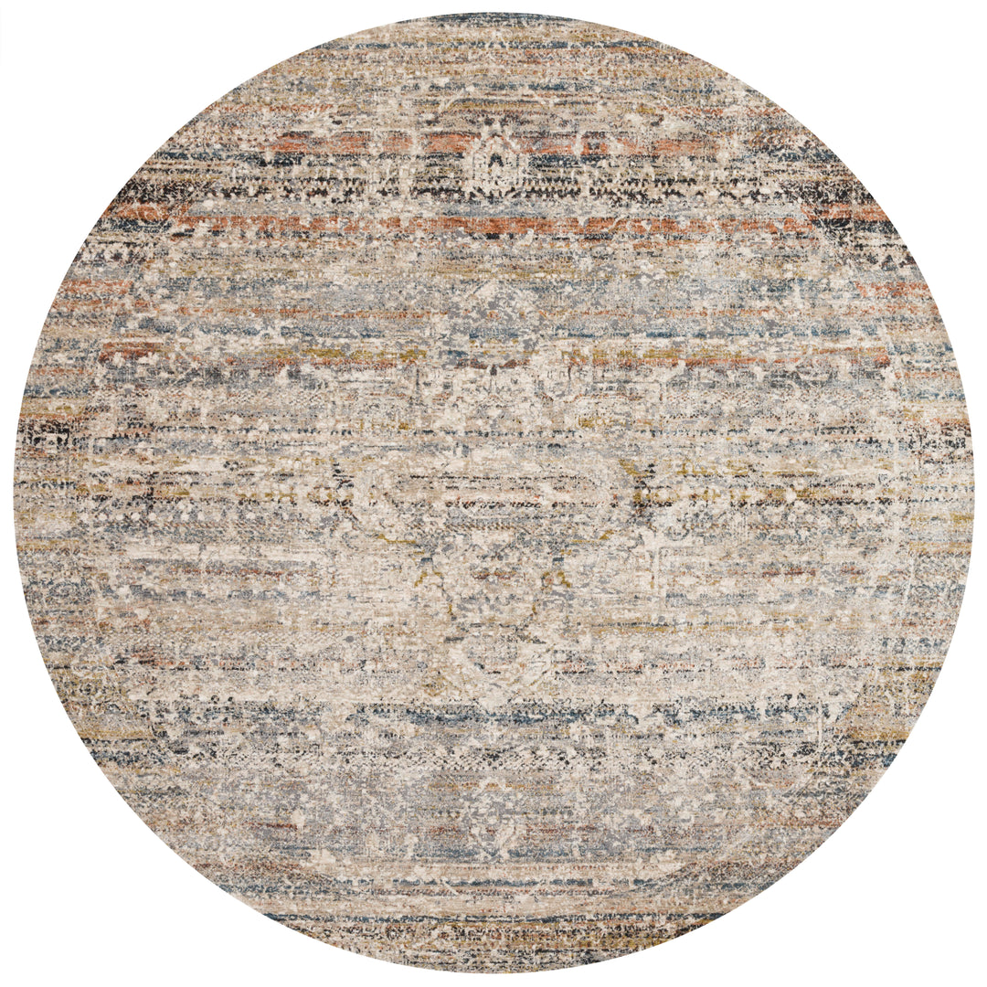 Loloi Theia Taupe / Multi 2'-10" x 8' Runner Rug