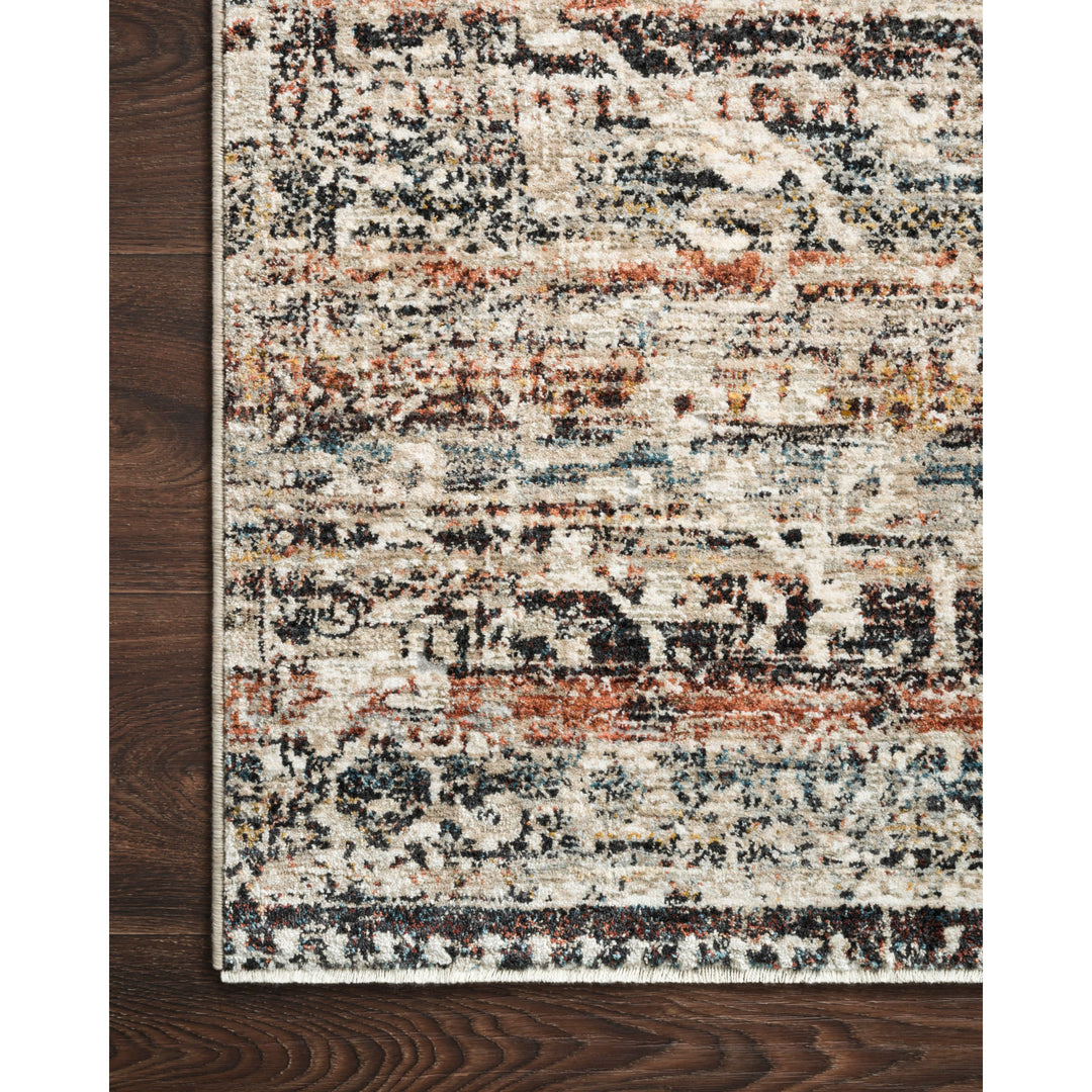 Loloi Theia Taupe / Multi 6'-7" x 9'-6" Area Rug