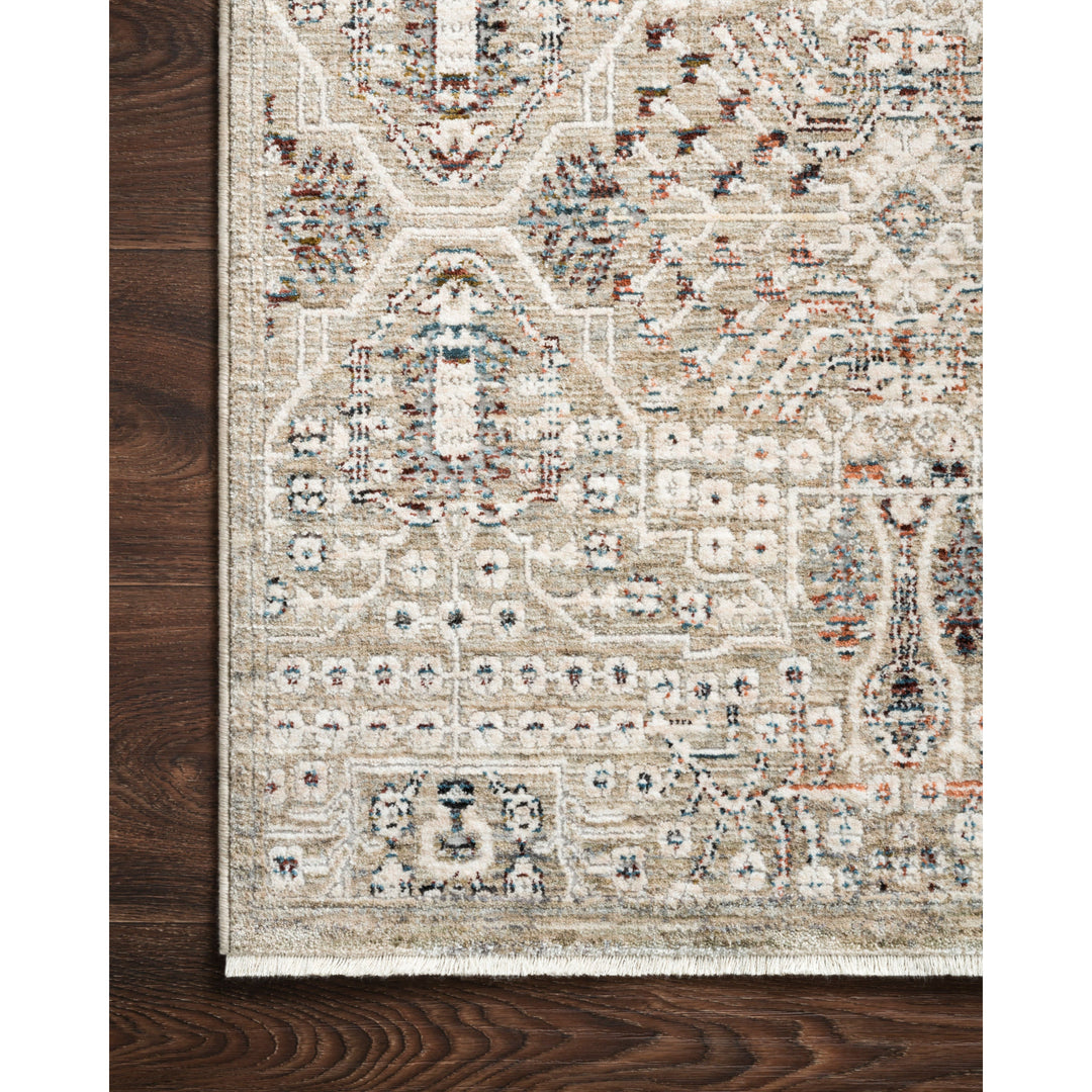 Loloi Theia Granite / Ivory 7'-10" x 7'-10" Round Area Rug