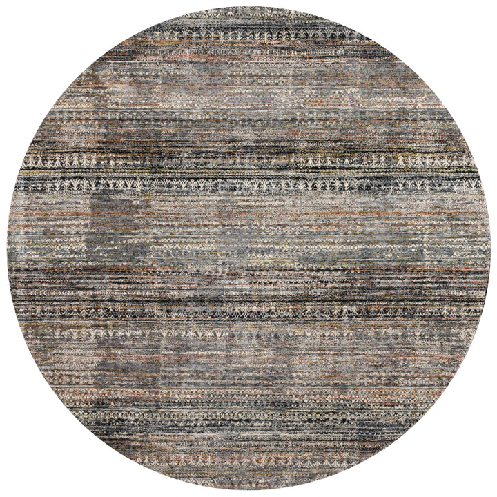 Loloi Theia Grey / Multi 3'-7" x 5'-2" Accent Rug