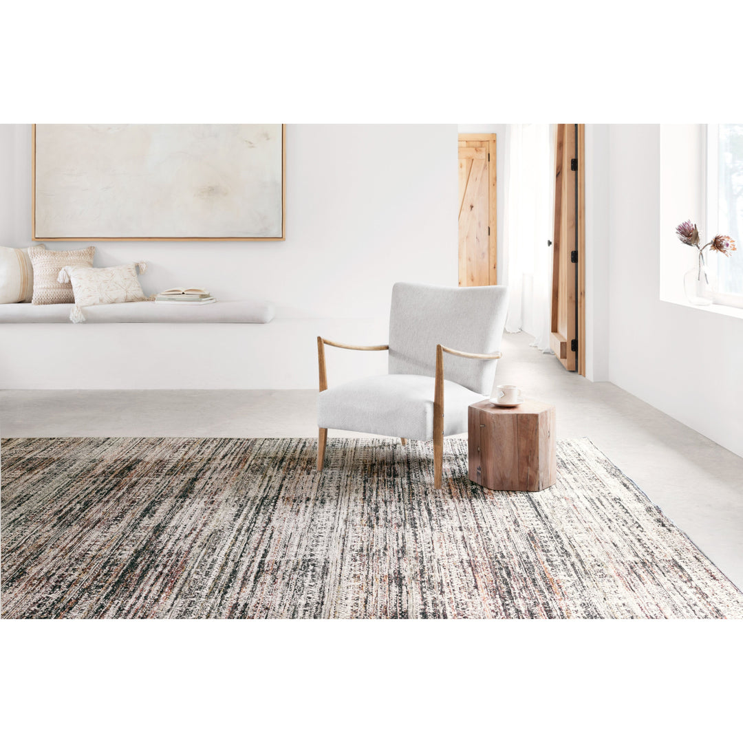 Loloi Theia Grey / Multi 3'-7" x 5'-2" Accent Rug