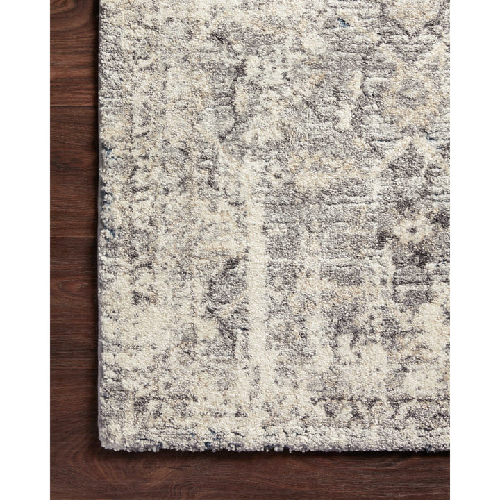 Loloi Theory Natural / Grey 18" x 18" Sample Rug