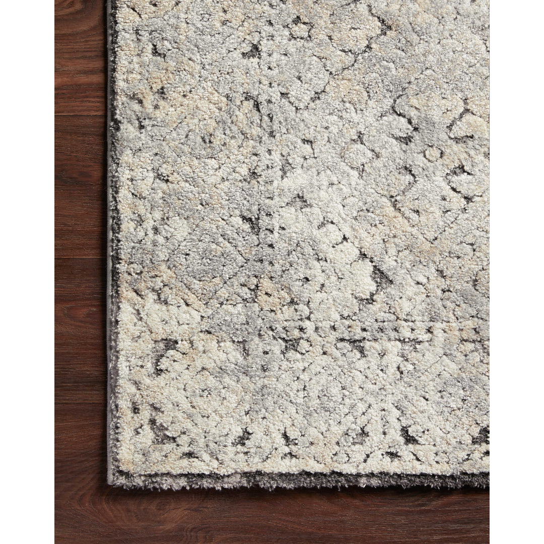 Loloi Theory Grey / Sand 3'-7" x 5'-7" Accent Rug