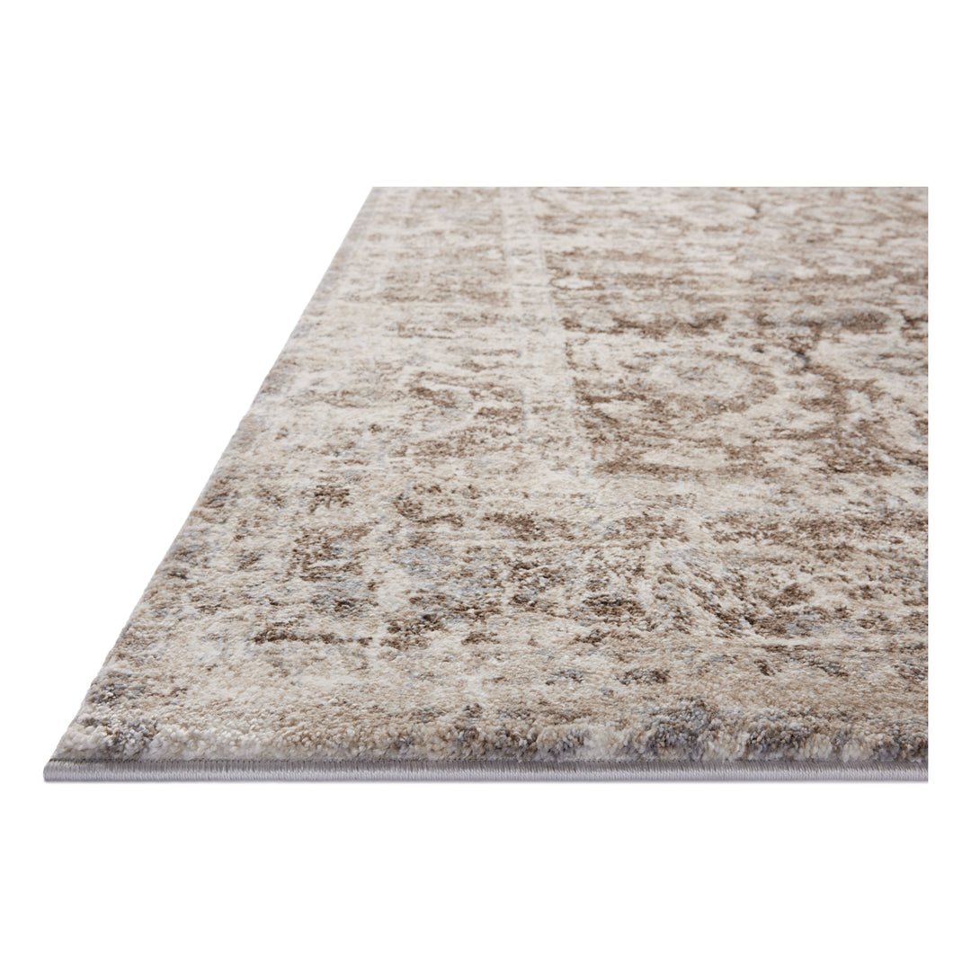 Loloi Theory Mocha / Natural 3'-7" x 5'-7" Accent Rug