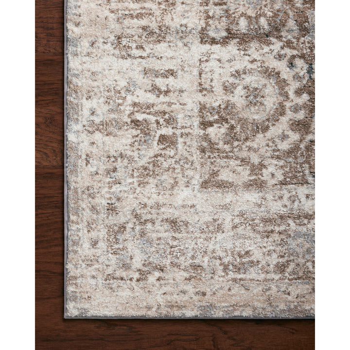 Loloi Theory Mocha / Natural 5'-3" x 7'-8" Area Rug