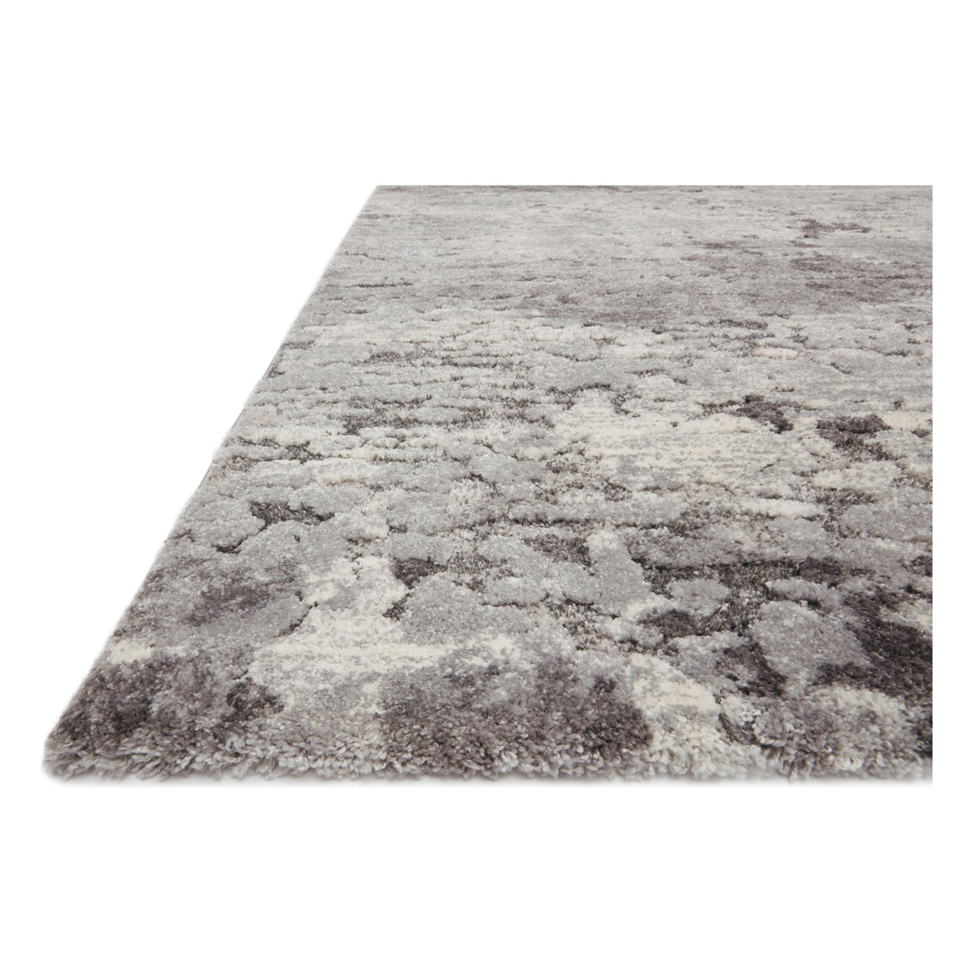 Loloi Theory Charcoal / Grey 5'-3" x 7'-8" Area Rug