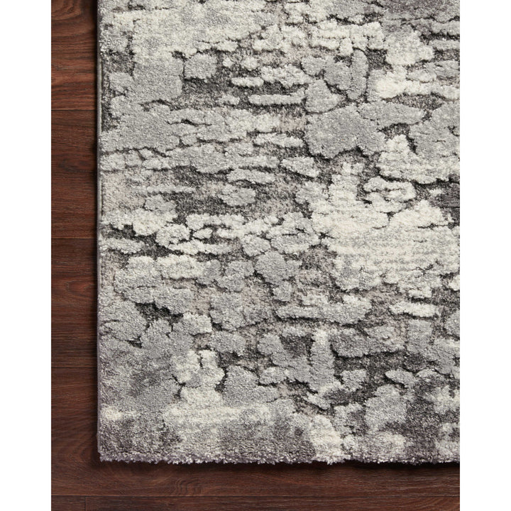 Loloi Theory Charcoal / Grey 2'-7" x 4' Accent Rug