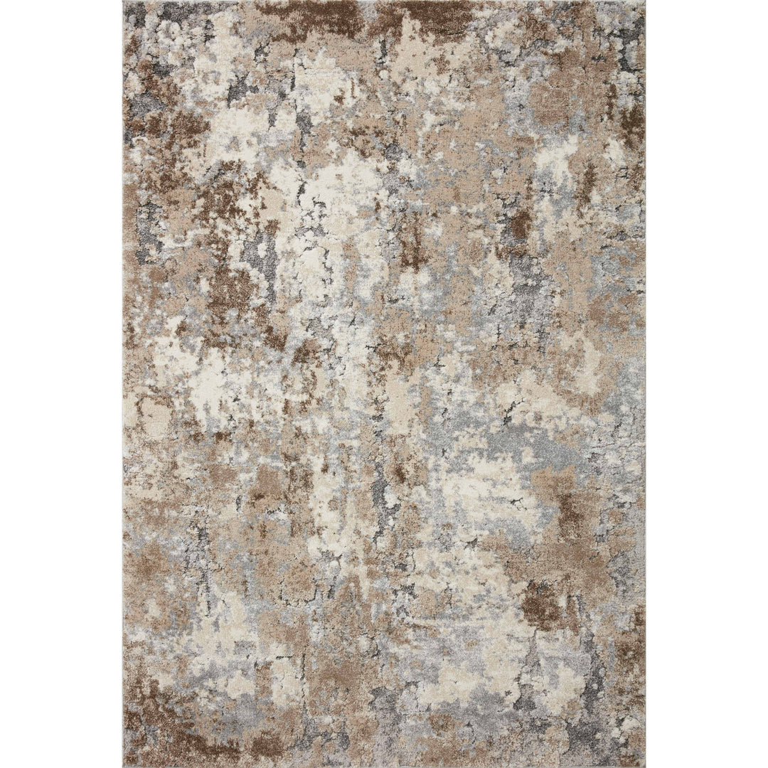 Loloi Theory Dove / Bark 2'-7" x 7'-8" Runner Rug