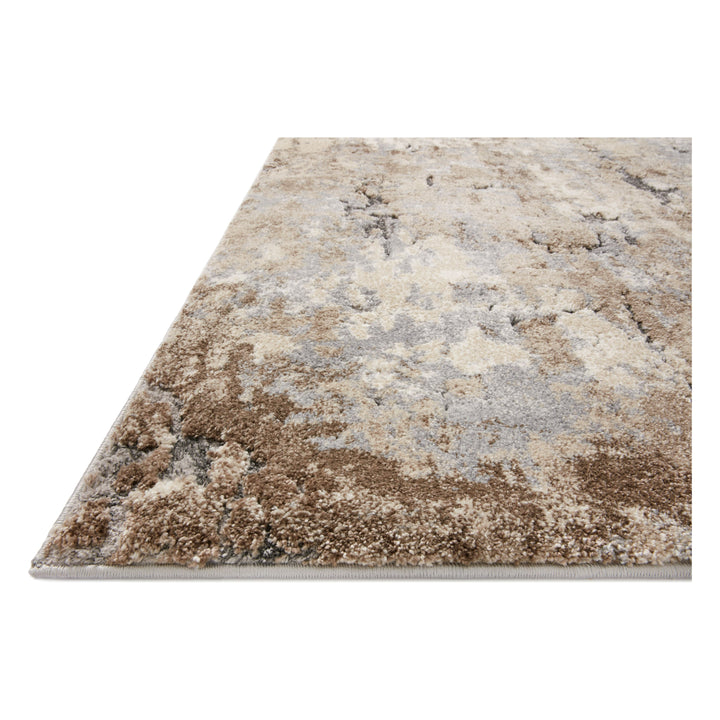 Loloi Theory Dove / Bark 2'-7" x 7'-8" Runner Rug