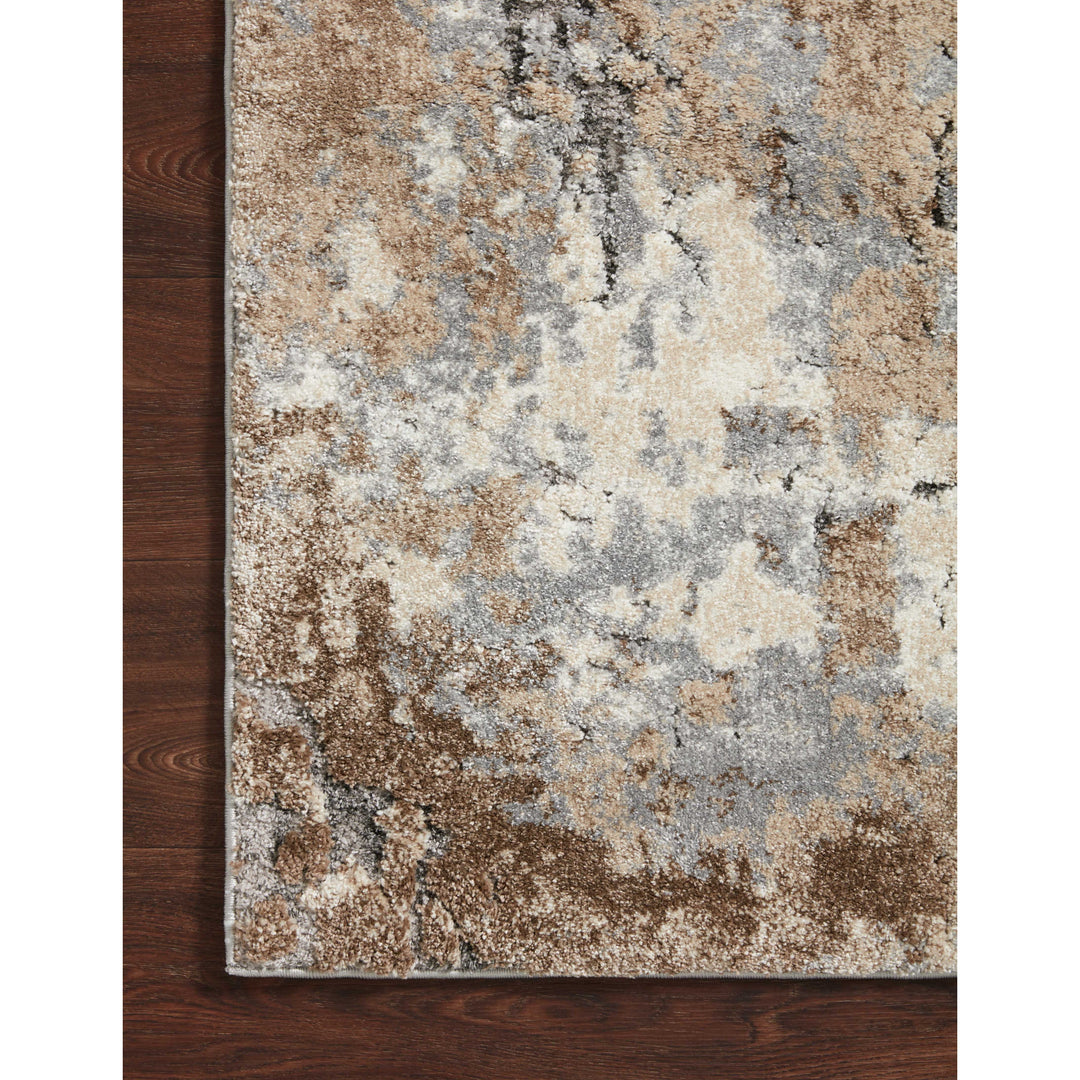 Loloi Theory Dove / Bark 2'-7" x 7'-8" Runner Rug