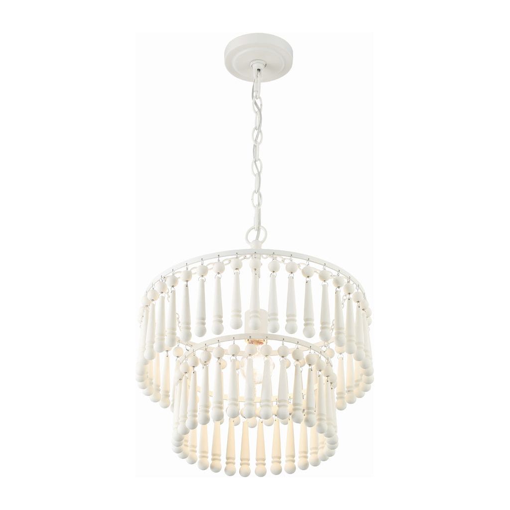 Tiana 1 Light Pendant-Crystorama Lighting Company-CRYSTO-TIA-7100-MT-Pendants-3-France and Son