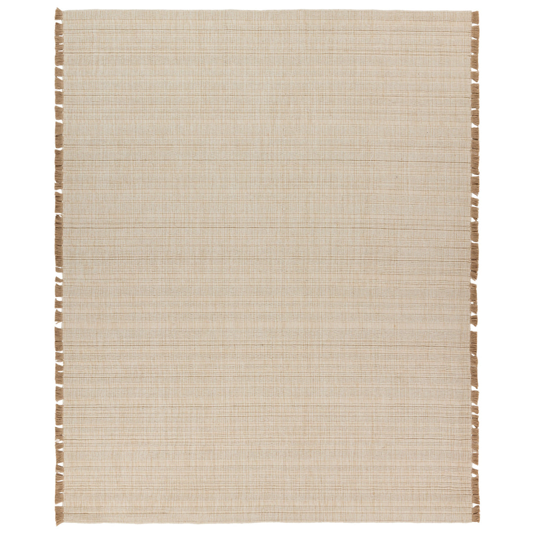 Jaipur Living Bandera Handmade Solid Cream/Beige Area Rug (2'X3')