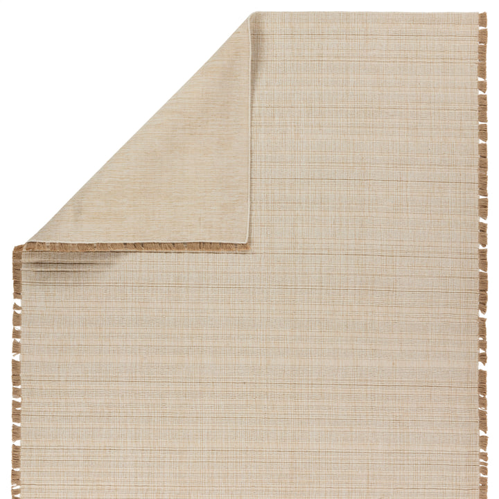 Jaipur Living Bandera Handmade Solid Cream/Beige Runner Rug (2'6"X8')