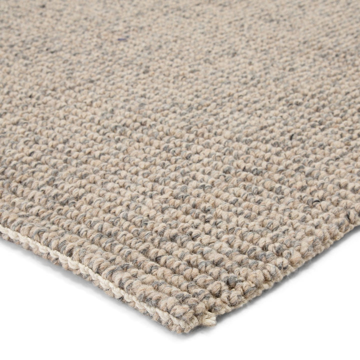 Jaipur Living Chael Natural Solid Gray/ Beige Area Rug (8'X10')