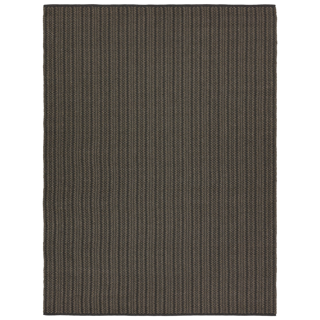 Jaipur Living Elmas Handmade Indoor/Outdoor Striped Gray/Charcoal Area Rug (4'X6')