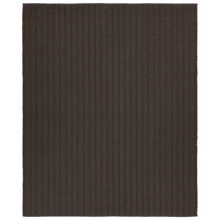 Jaipur Living Elmas Handmade Indoor/Outdoor Striped Gray/Brown Runner Rug (3'X8')