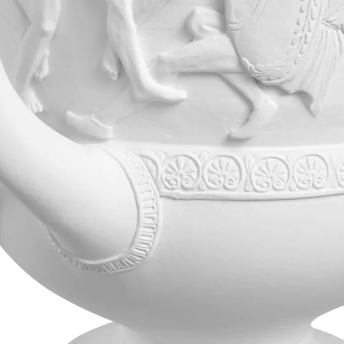 Vase Hydria white finish