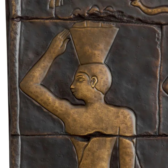 Wall Object Akhtihotep bronze finish