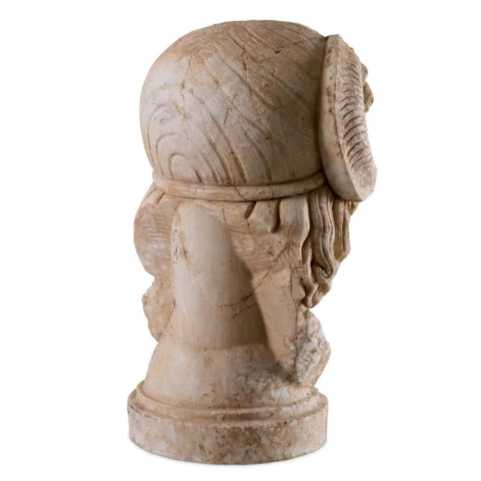 Statue Zeus marble antique look