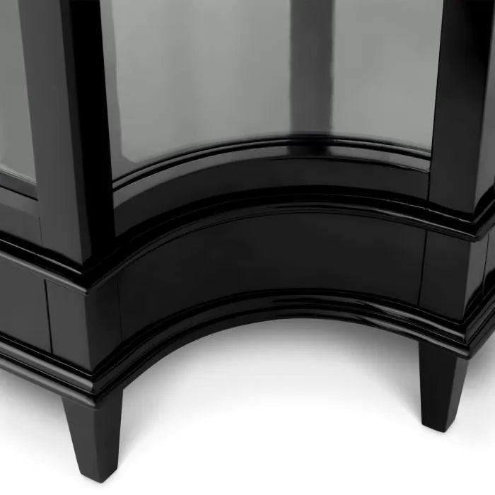 Cabinet Gala waxed black finish