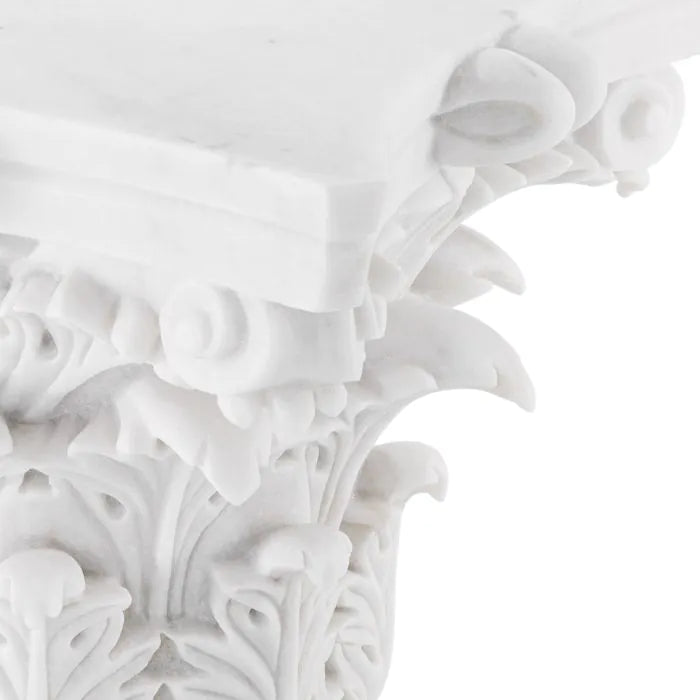 Coffee Table Acanthus white marble