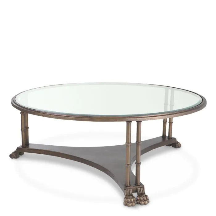 Coffee Table Lioness bronze finish