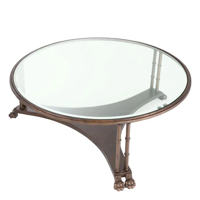 Coffee Table Lioness bronze finish