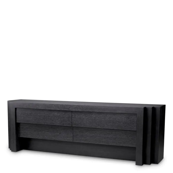 Dresser Metropolitan L charcoal grey oak veneer