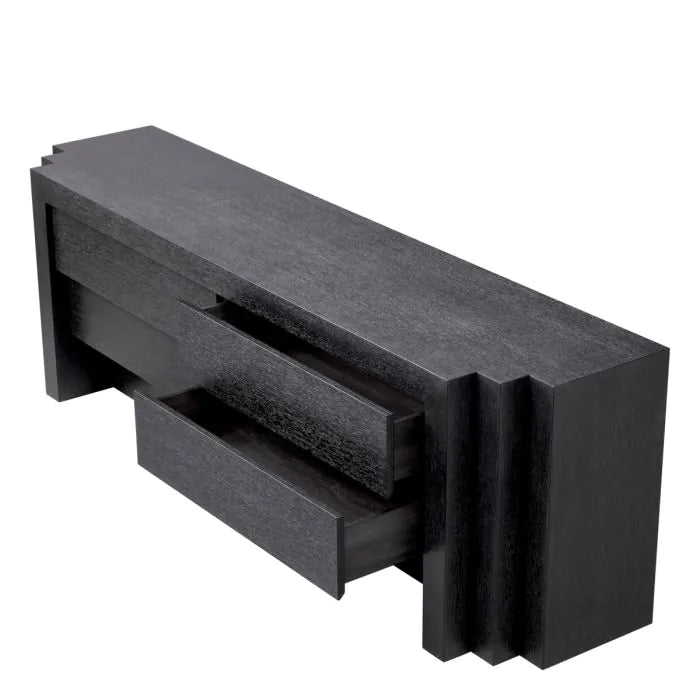 Dresser Metropolitan L charcoal grey oak veneer